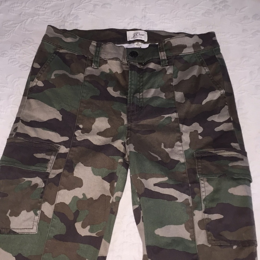 J-Crew Camouflage Skinny Jeans - 26